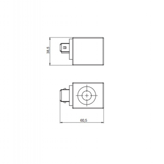 Coil 12VDC 22W fi13 h = 38.5mm